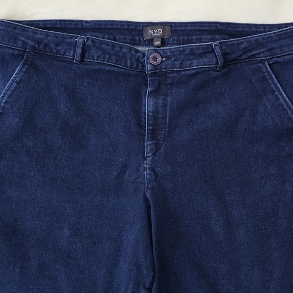 NYDJ Bermuda Denim Jean Shorts Women's 16W - Picture 3 of 6